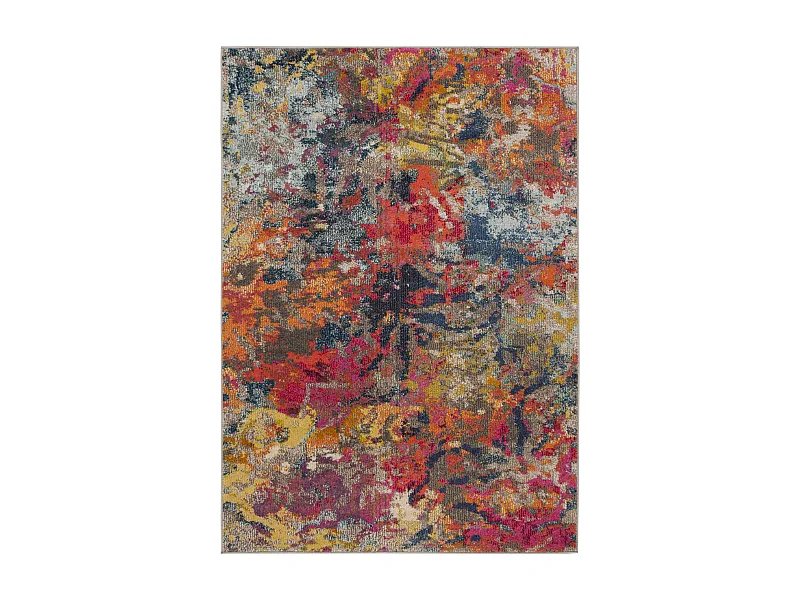 Tapis Bleu/Orange 122 X 170 cm - Ember