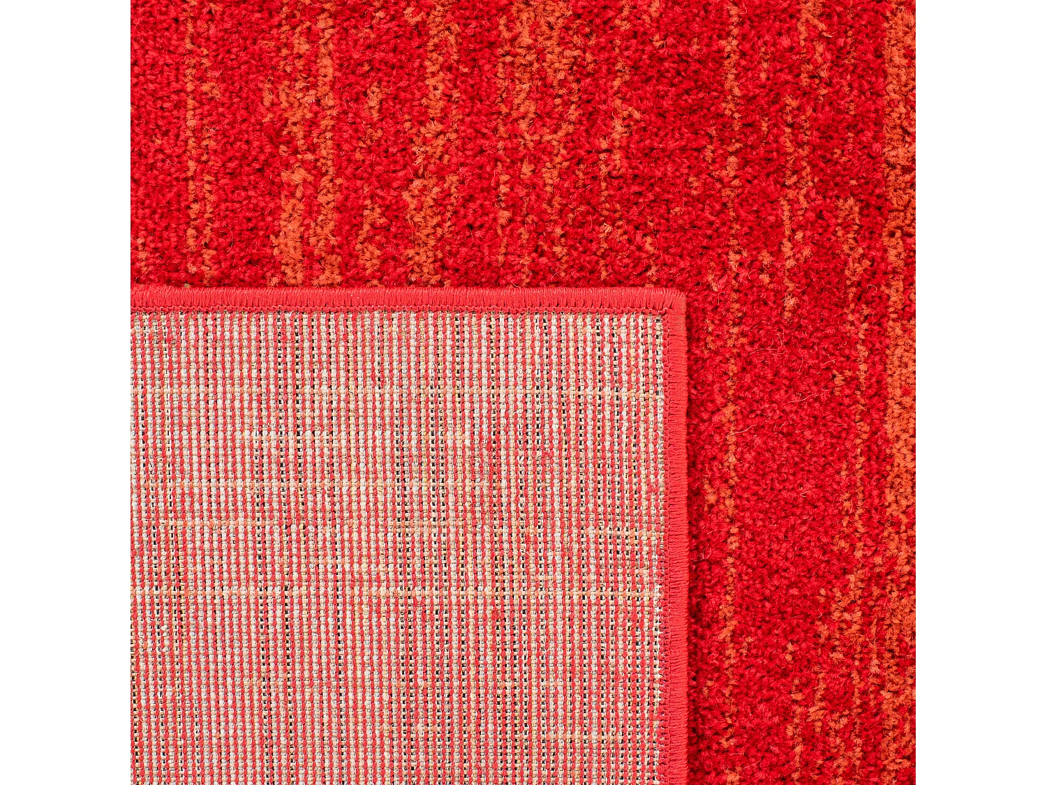 Tapis Rouge/Gris 91 X 152 cm - Marius