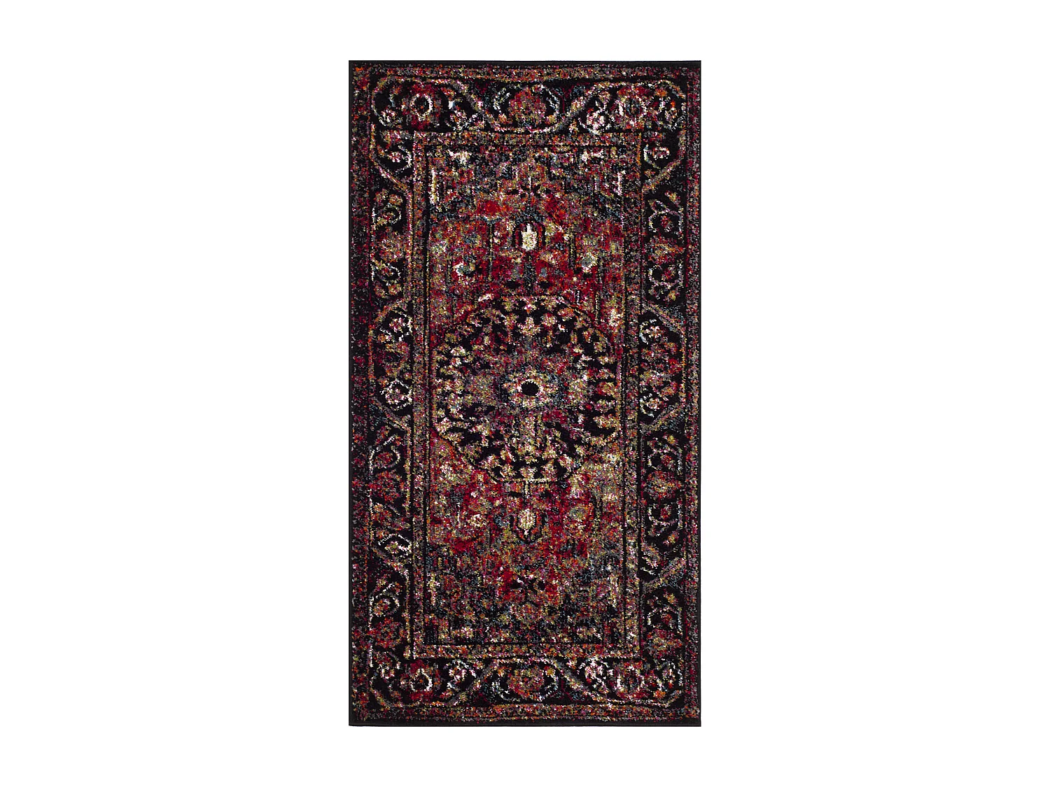 Tapis Rouge/Multicolore 61 X 91 cm - Brooklynn