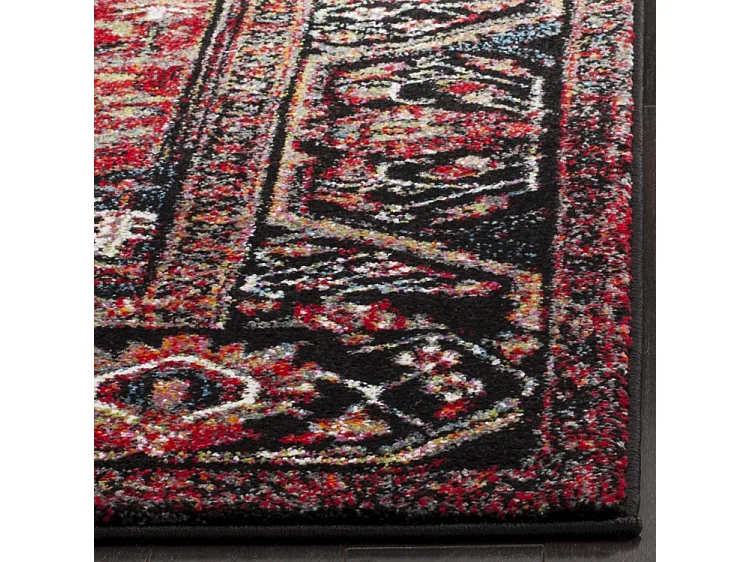 Tapis Rouge/Multicolore 61 X 91 cm - Brooklynn