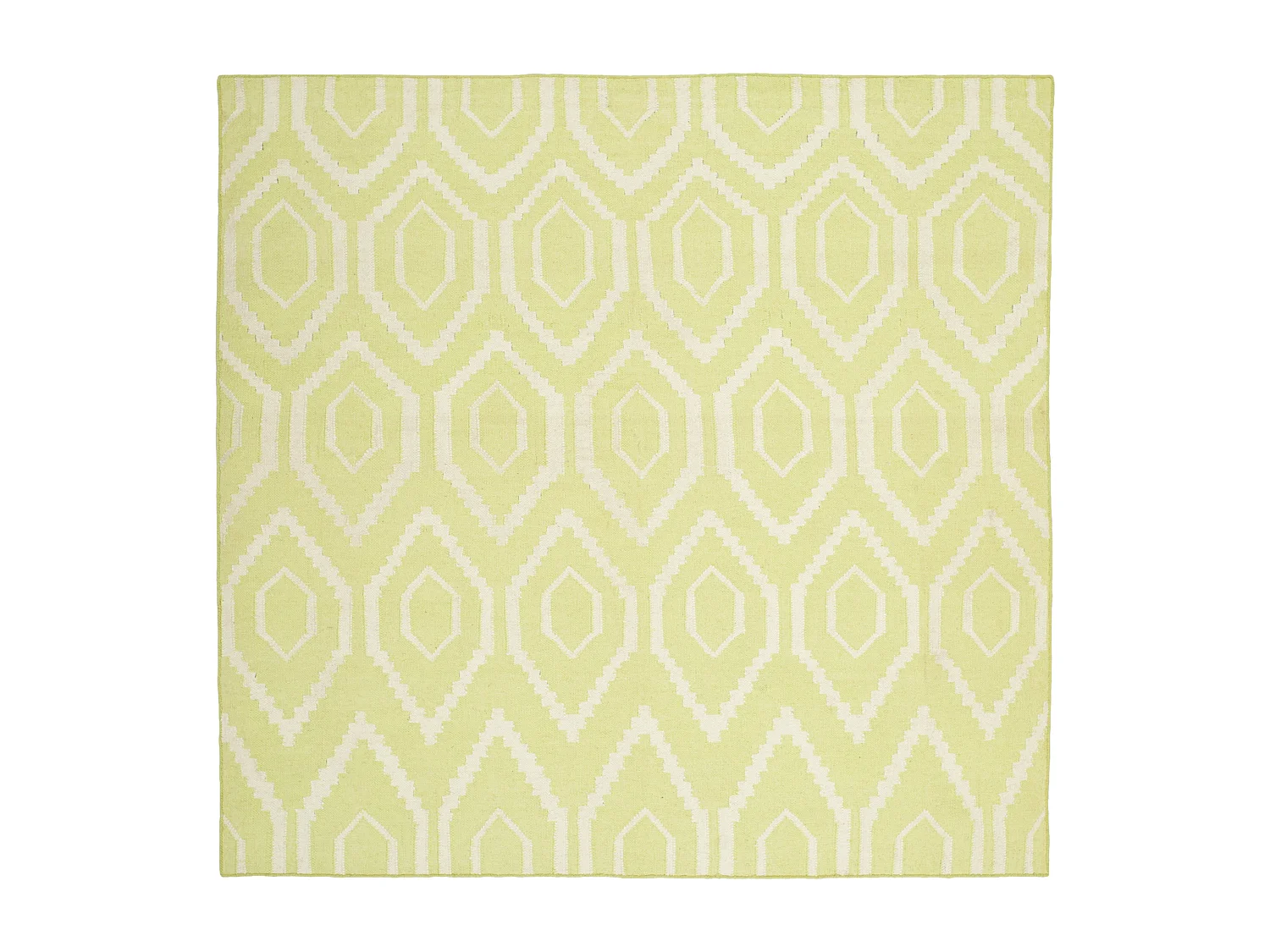 Tapis Vert/Neutre 183 X 183 cm - Casablanca