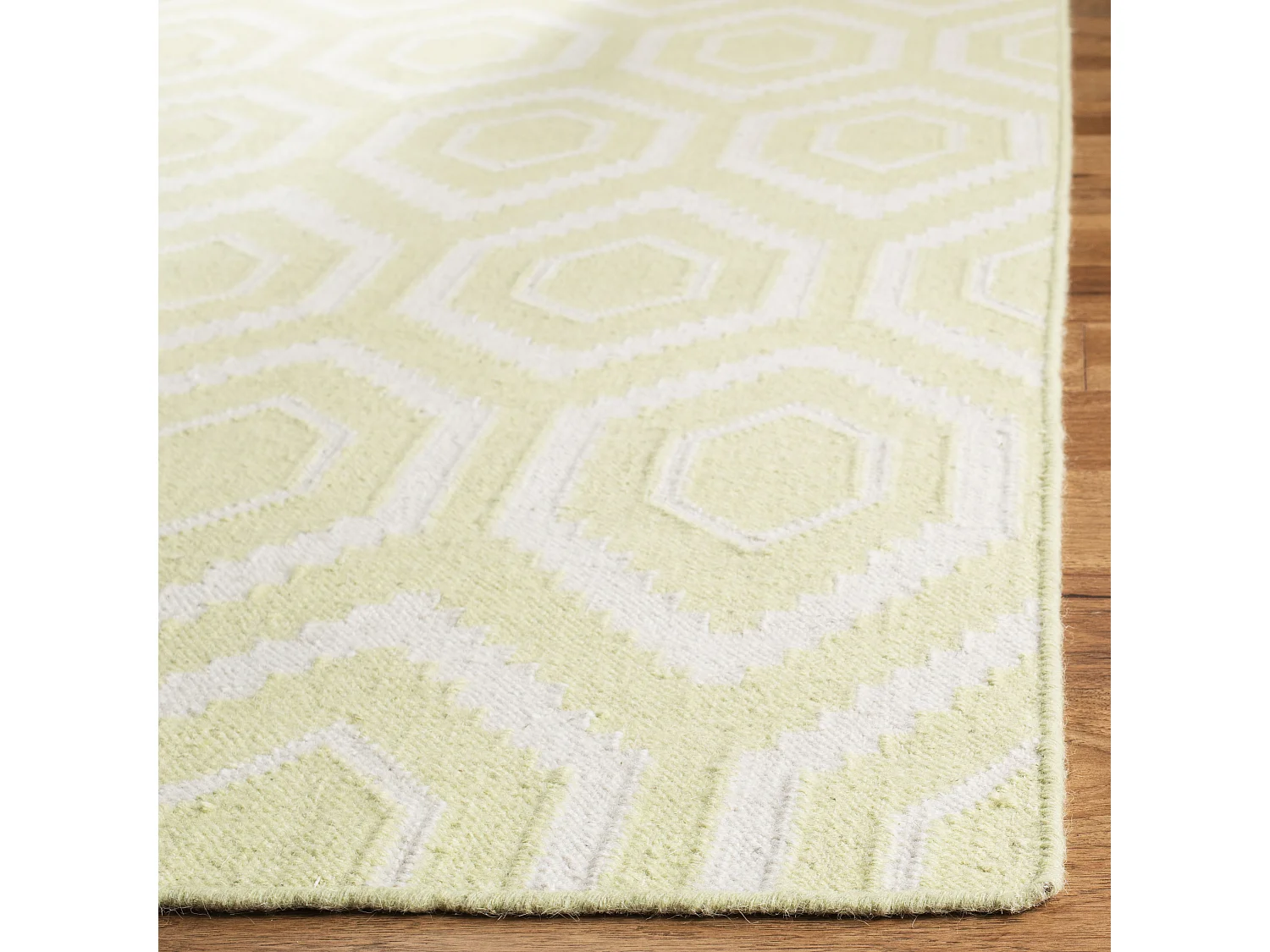 Tapis Vert/Neutre 183 X 183 cm - Casablanca