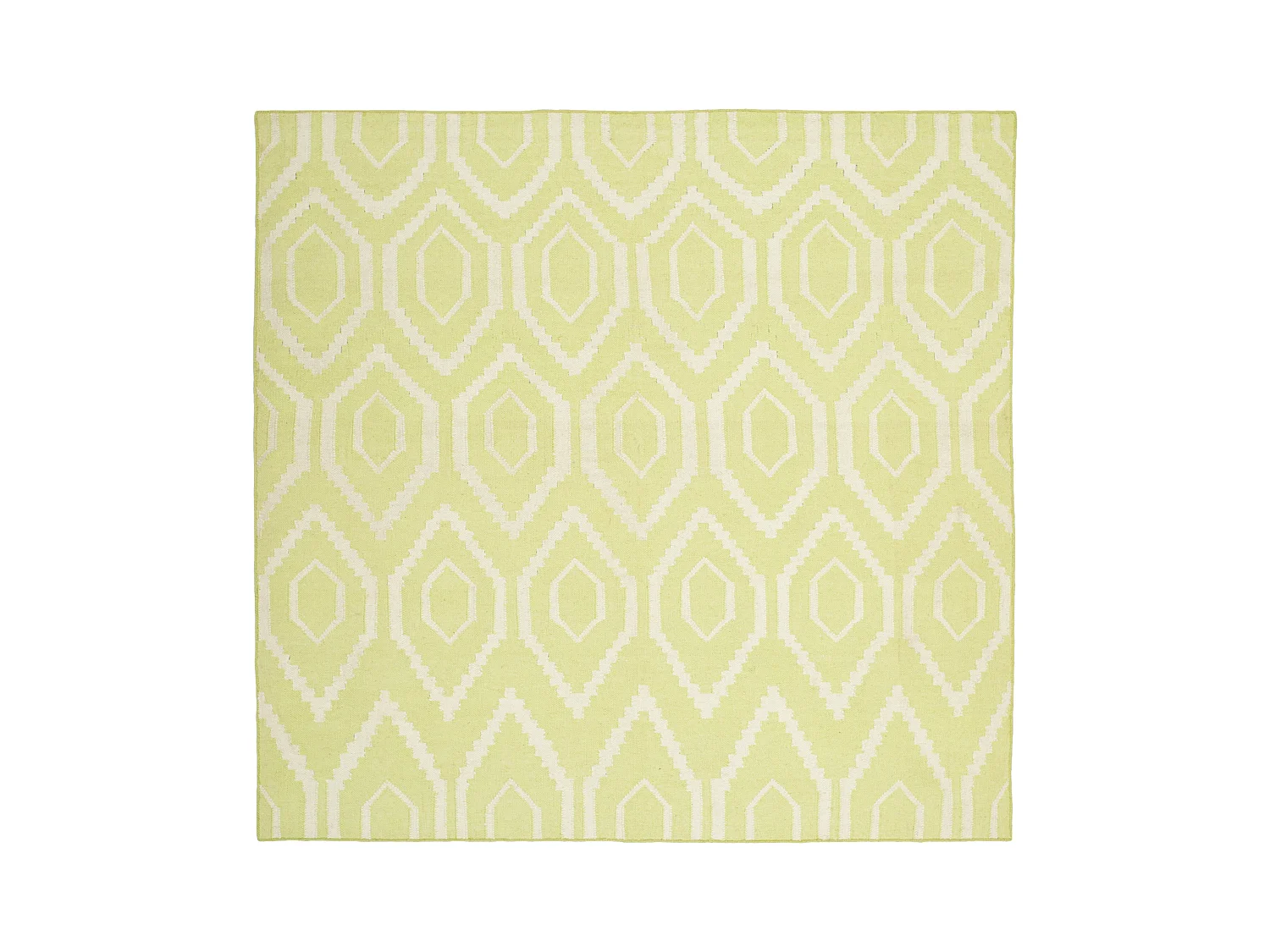 Tapis Vert/Neutre 183 X 183 cm - Casablanca