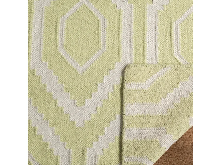 Tapis Vert/Neutre 183 X 183 cm - Casablanca