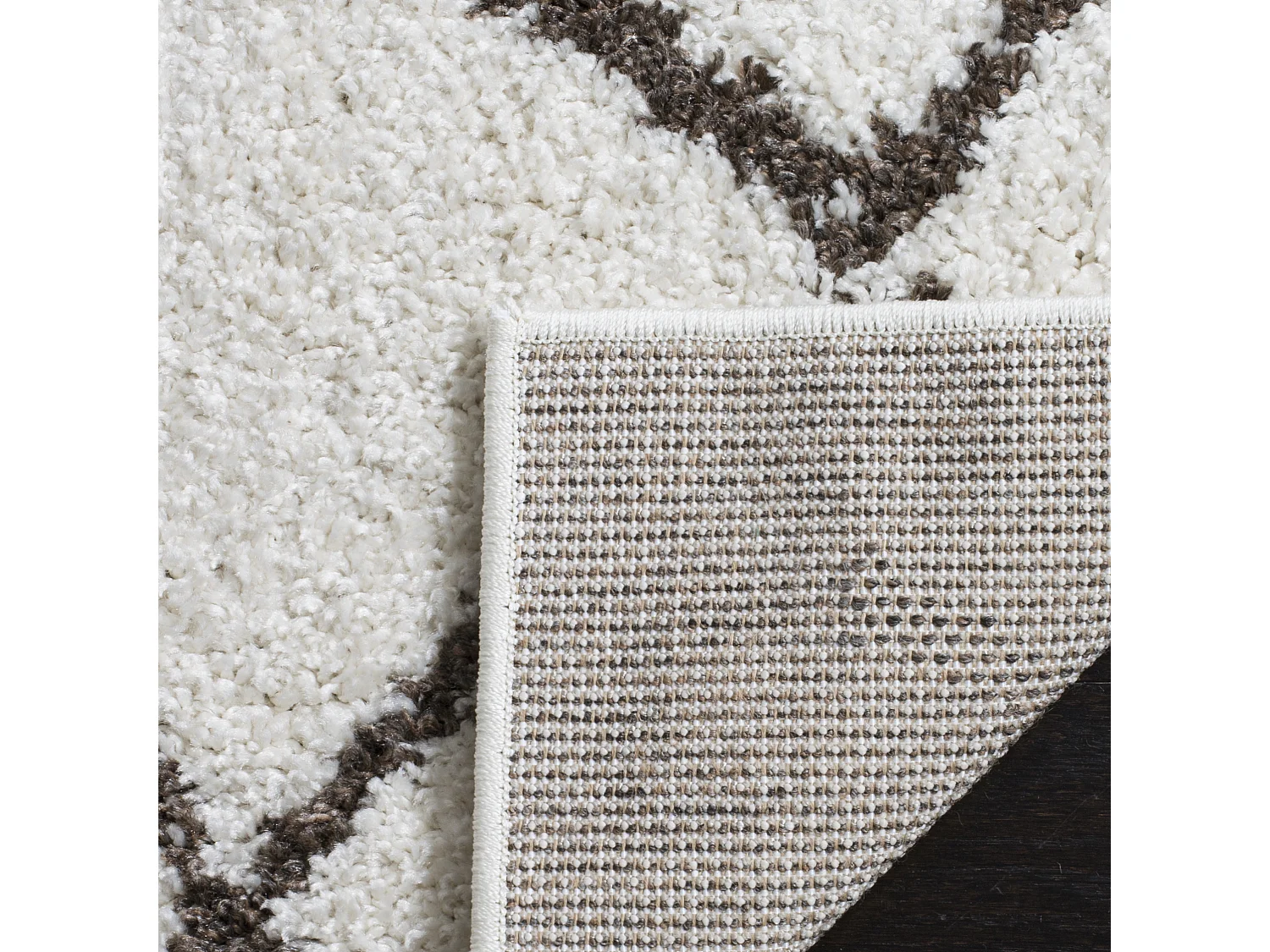 Tapis Neutre/Marron 155 X 155 cm - Temara