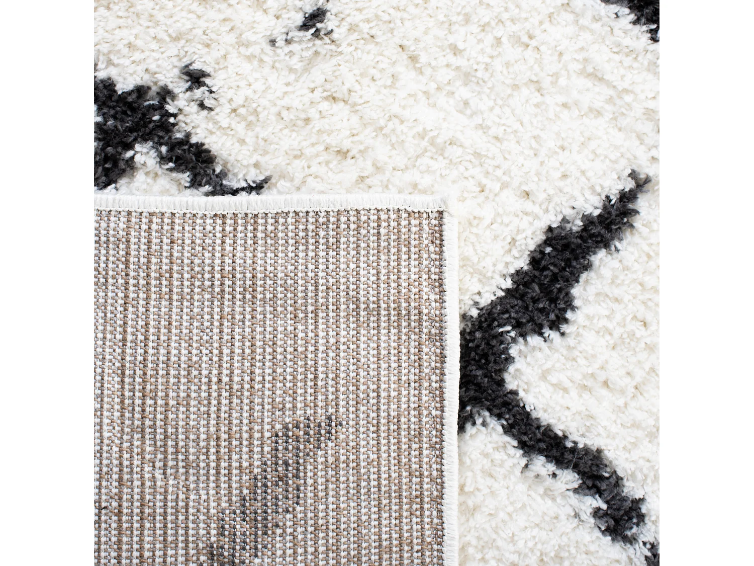 Tapis Neutre/Marron 155 X 155 cm - Temara