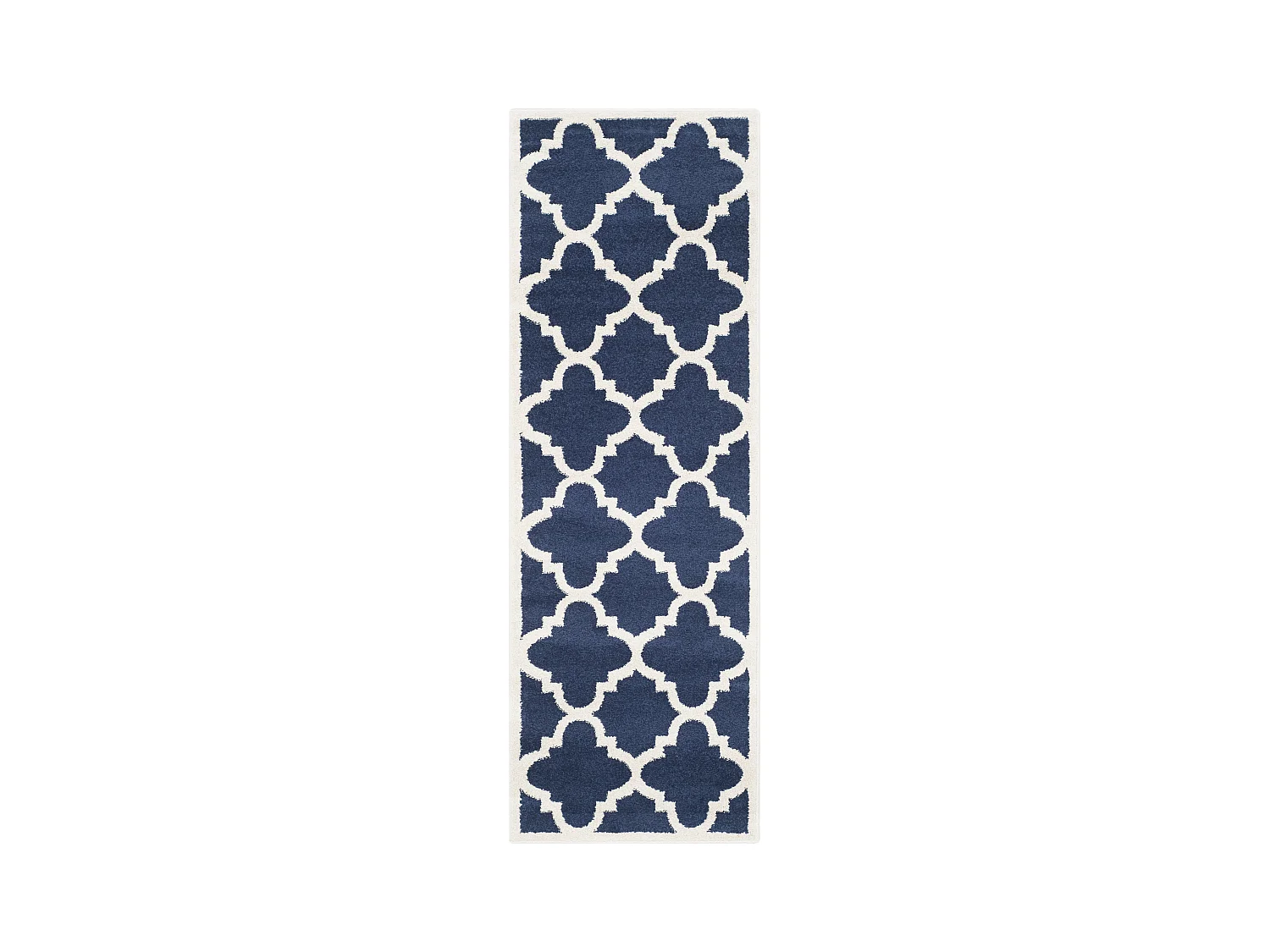 Tapis Bleu Marine/Neutre 69 X 213 cm - Natia