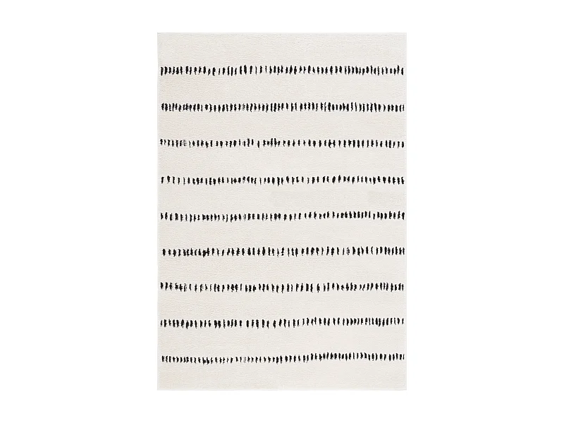 Tapis Ivoire/Noir 183 X 274 cm - Aramin