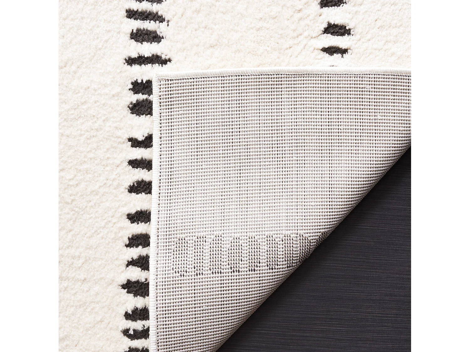 Tapis Ivoire/Noir 183 X 274 cm - Aramin