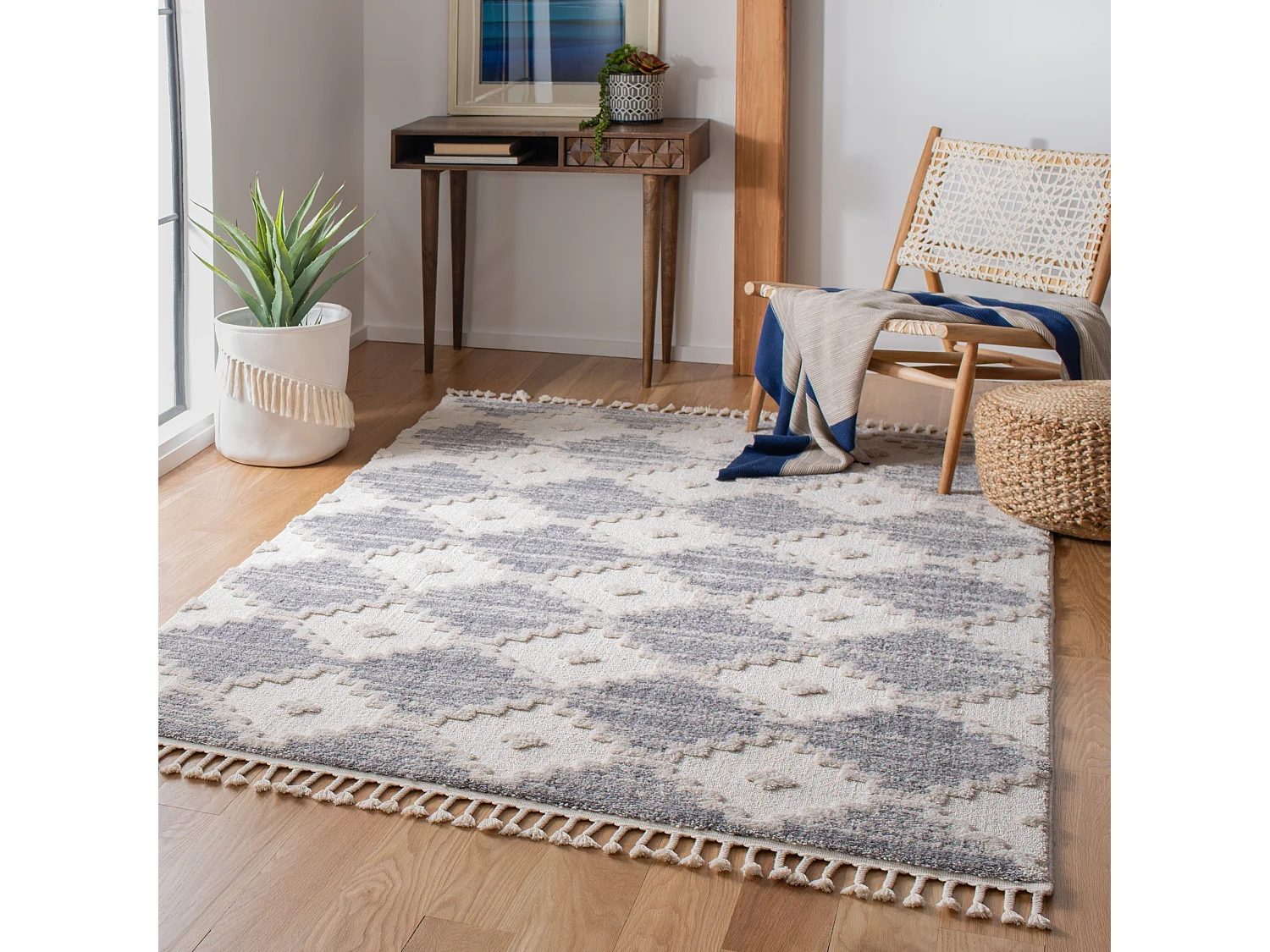 Tapis Neutre/Multicolore 122 X 183 cm - Marley