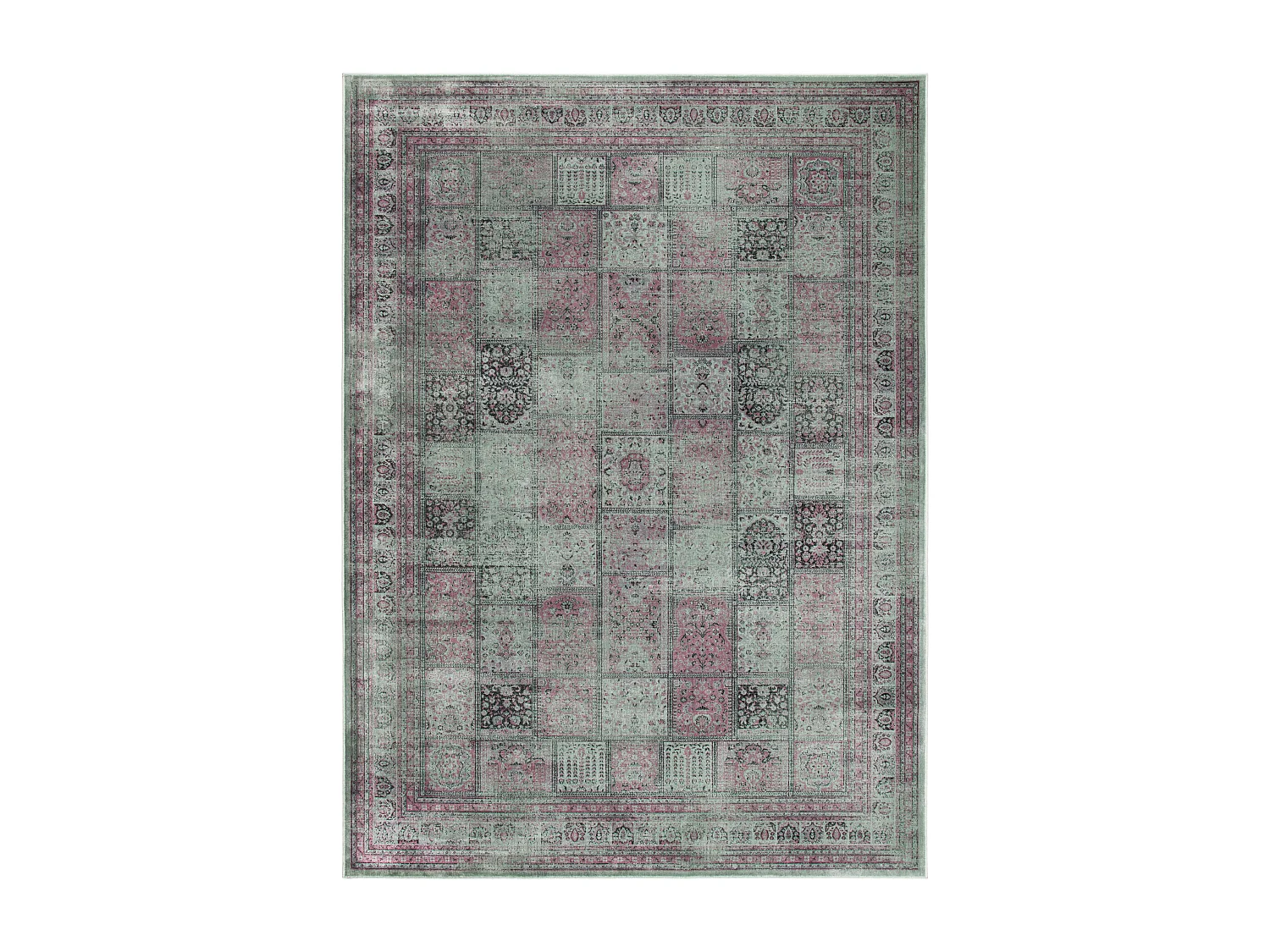 Tapis Violet/Gris 160 X 229 cm - Suri