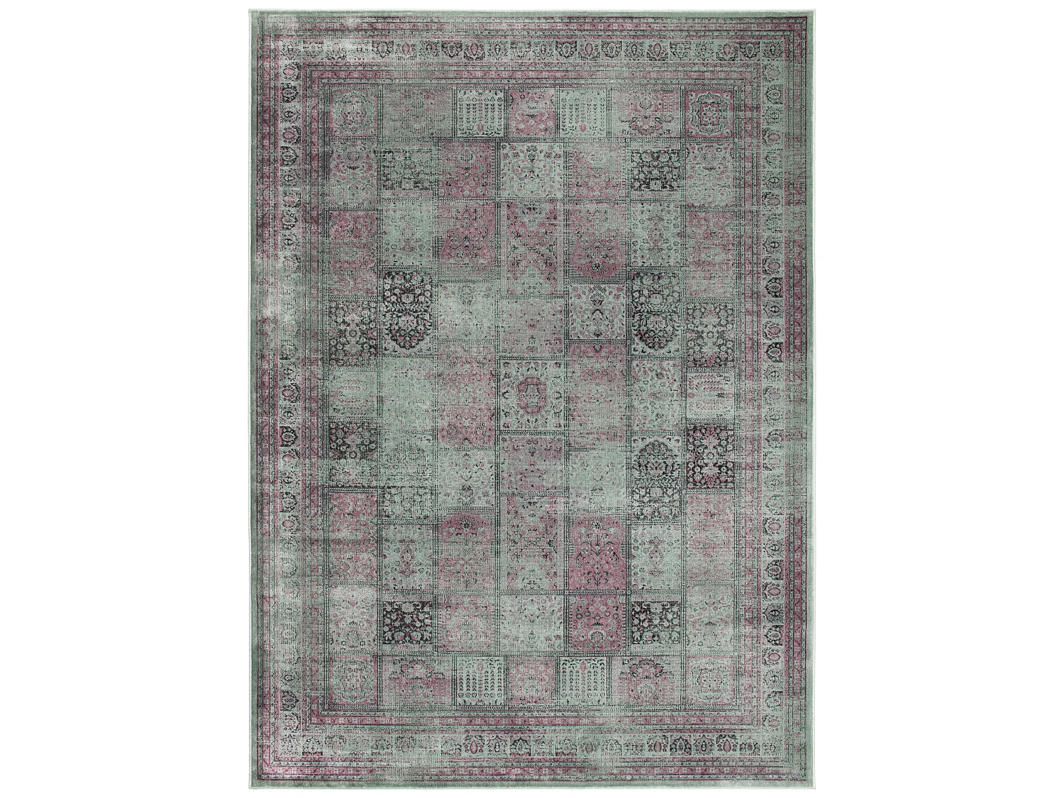 Tapis Violet/Gris 160 X 229 cm - Suri
