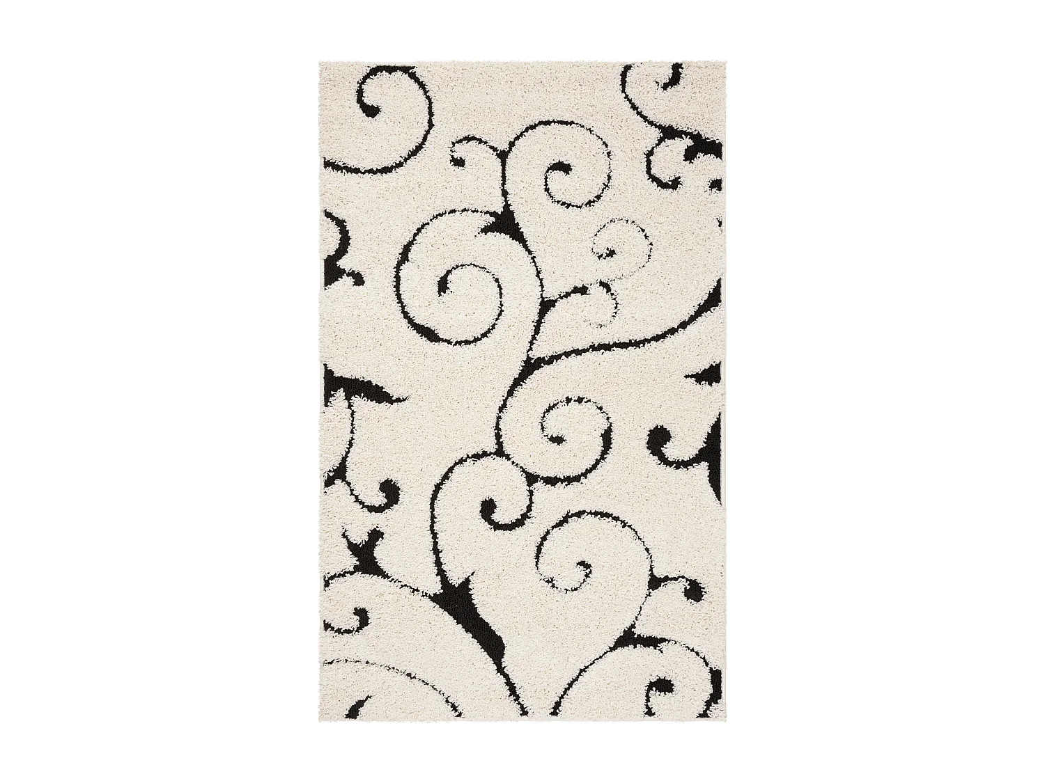 Tapis Neutre/Noir 99 X 160 cm - Rosalind