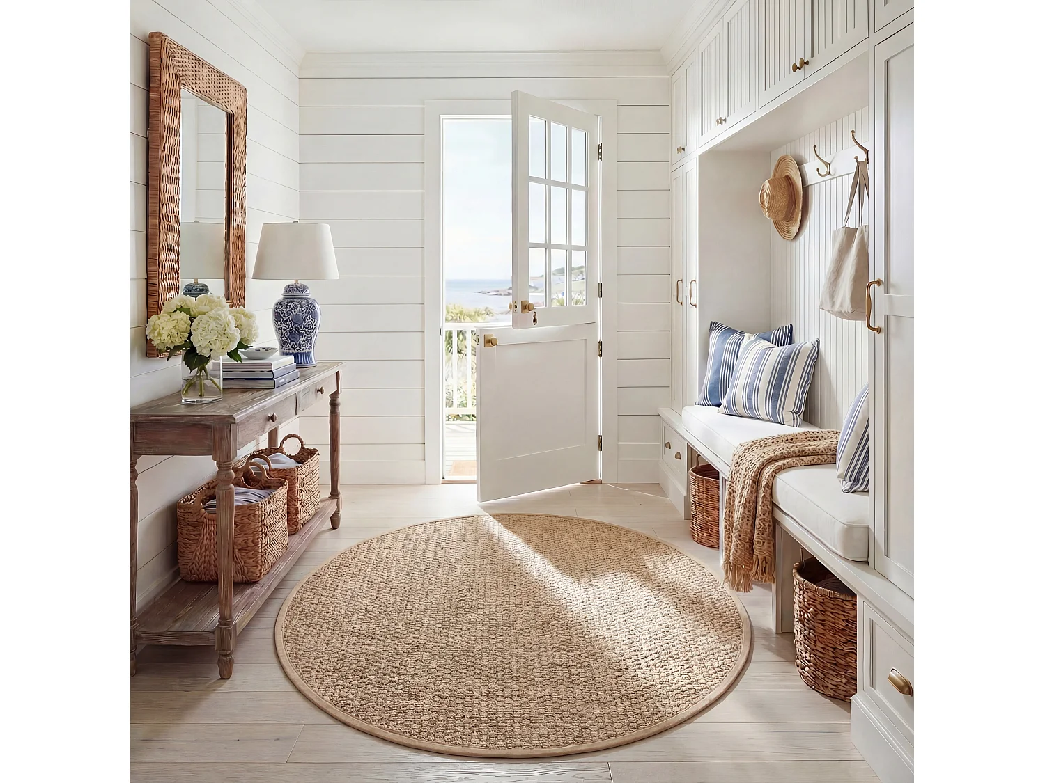 Tapis Naturel/Beige 122 X 122 cm - Roselyn