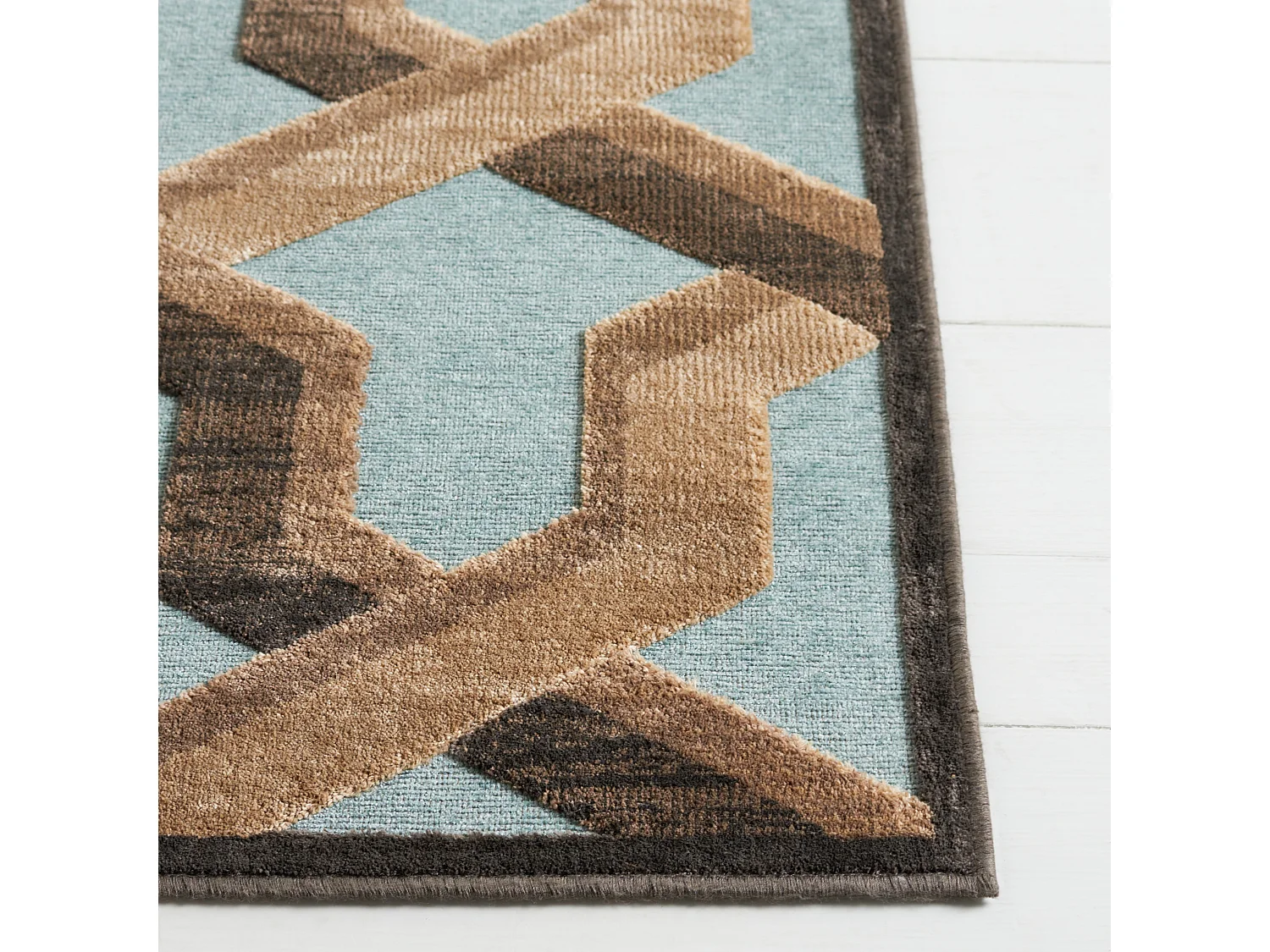 Tapis Gris/Bleu 160 X 229 cm - Caguas