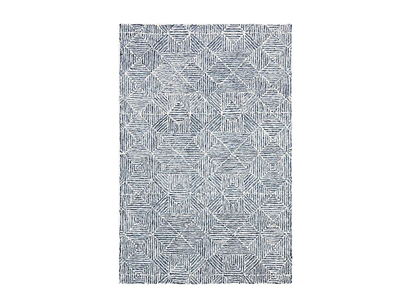 Tapis Bleu/Ivoire 61 X 91 cm - Azure