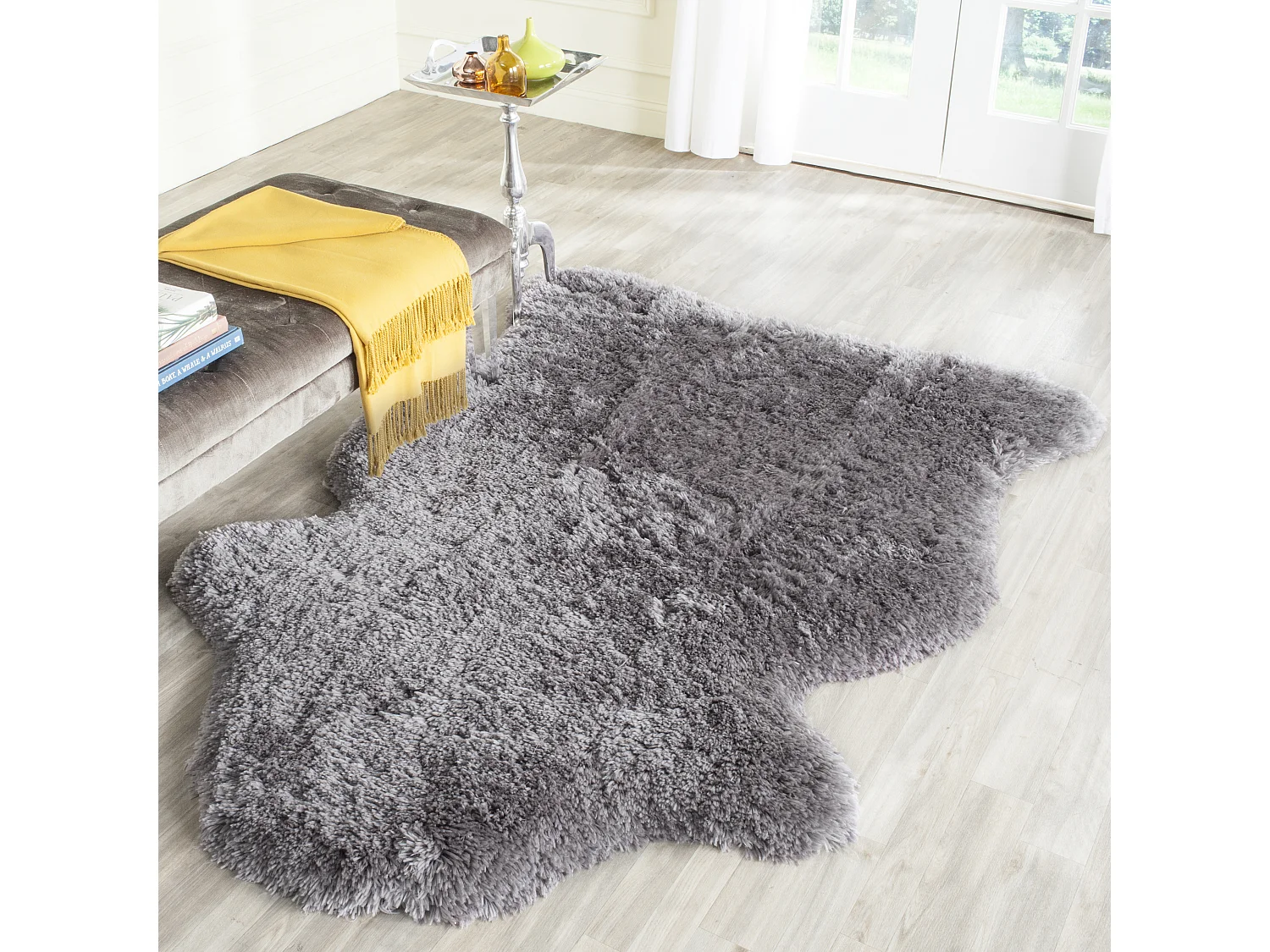 Tapis Gris 91 X 152 cm - Tegan