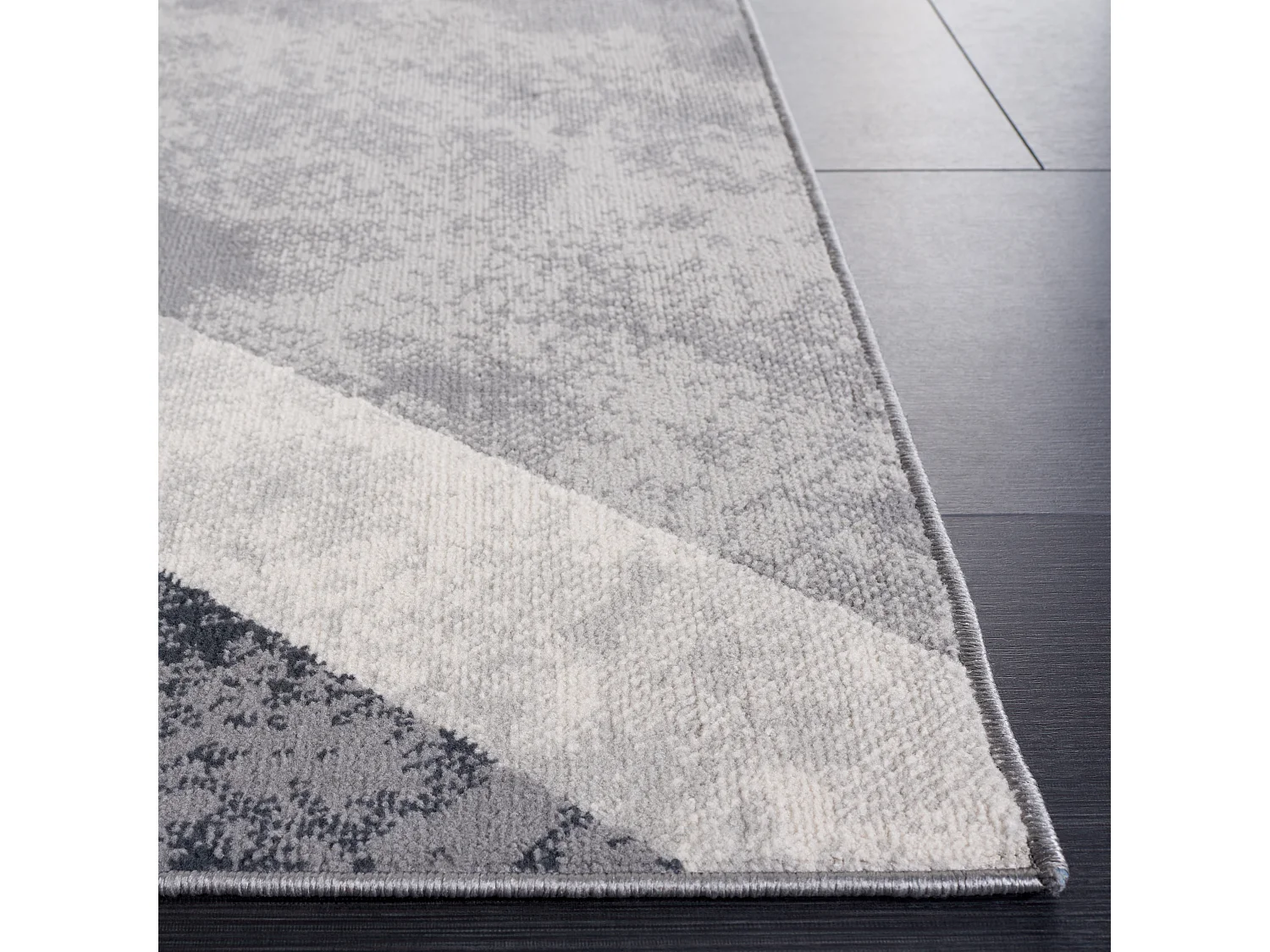 Tapis Gris/Or Noir 91 X 152 cm - Larkin