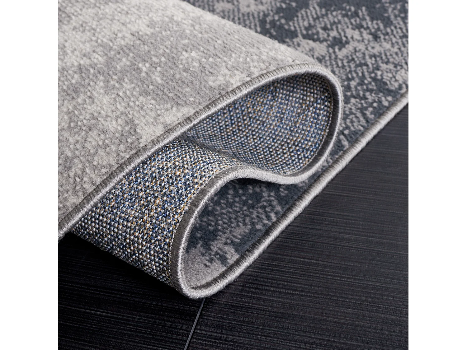Tapis Gris/Or Noir 91 X 152 cm - Larkin