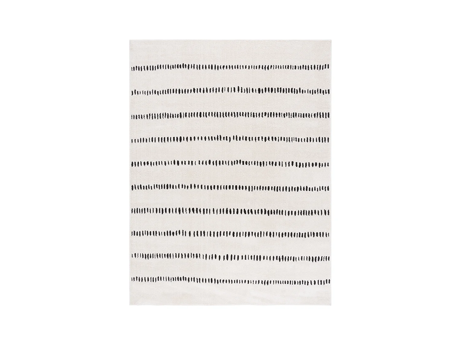 Tapis Ivoire/Noir 244 X 305 cm - Aramin