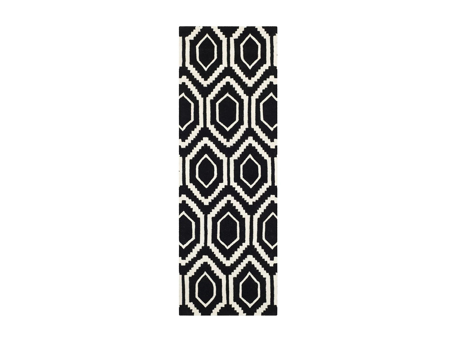 Tapis Noir/Neutre 69 X 213 cm - Essex