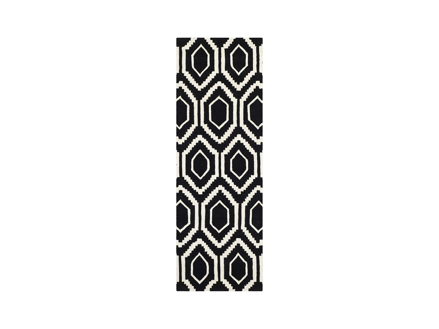 Tapis Noir/Neutre 69 X 213 cm - Essex