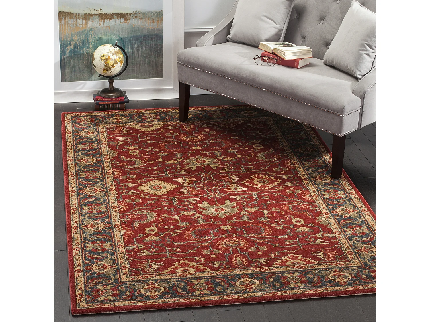 Tapis Rouge/Multicolore 122 X 170 cm - Gabriella