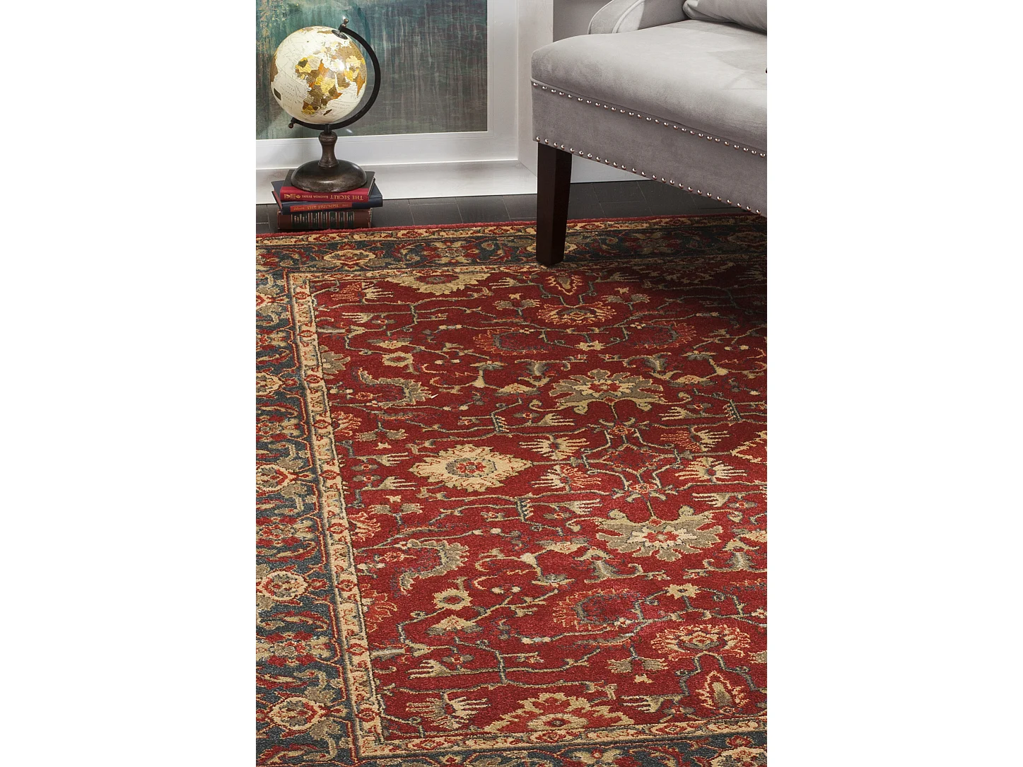 Tapis Rouge/Multicolore 122 X 170 cm - Gabriella