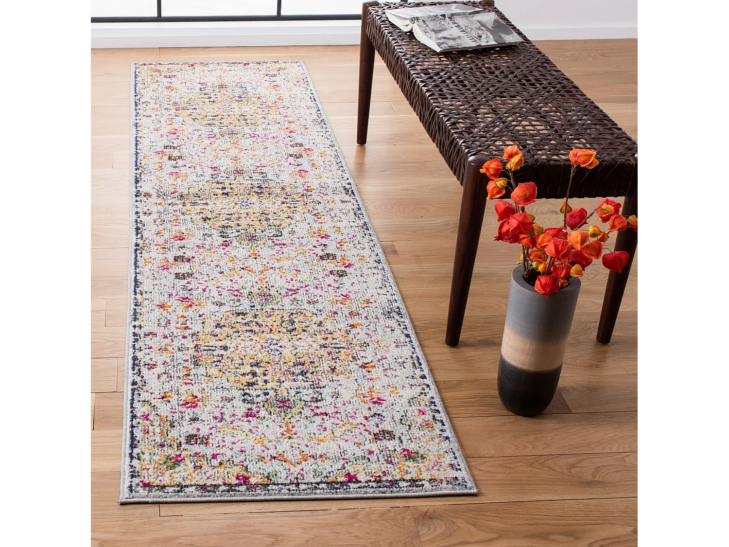 Tapis Gris 66 X 244 cm - Maia