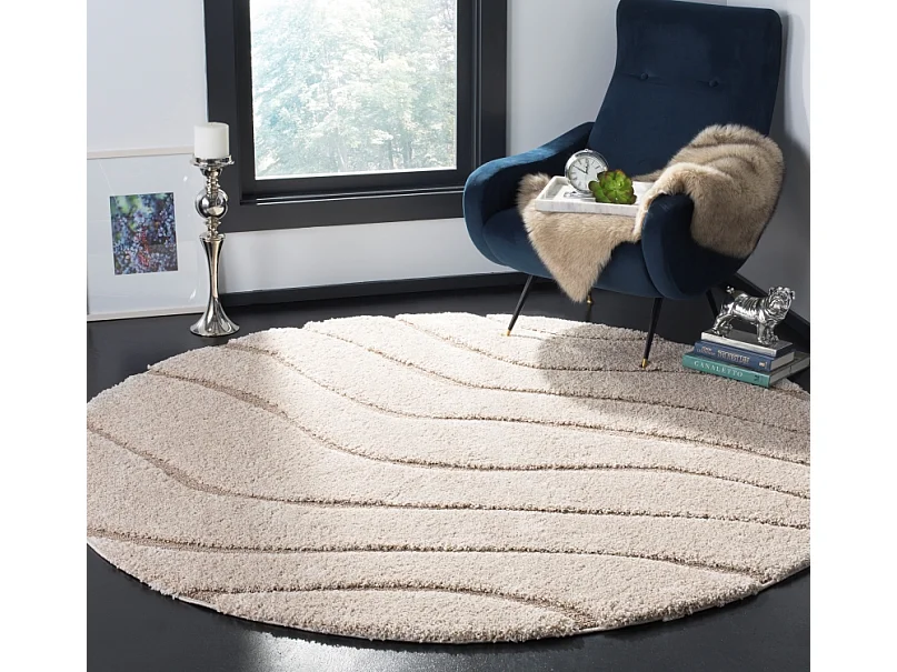 Tapis Crème/Beige 122 X 122 cm - Raton