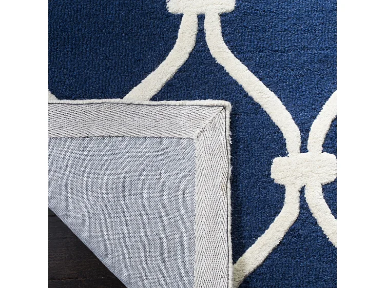 Tapis Bleu Marine/Neutre 183 X 274 cm - Hugo