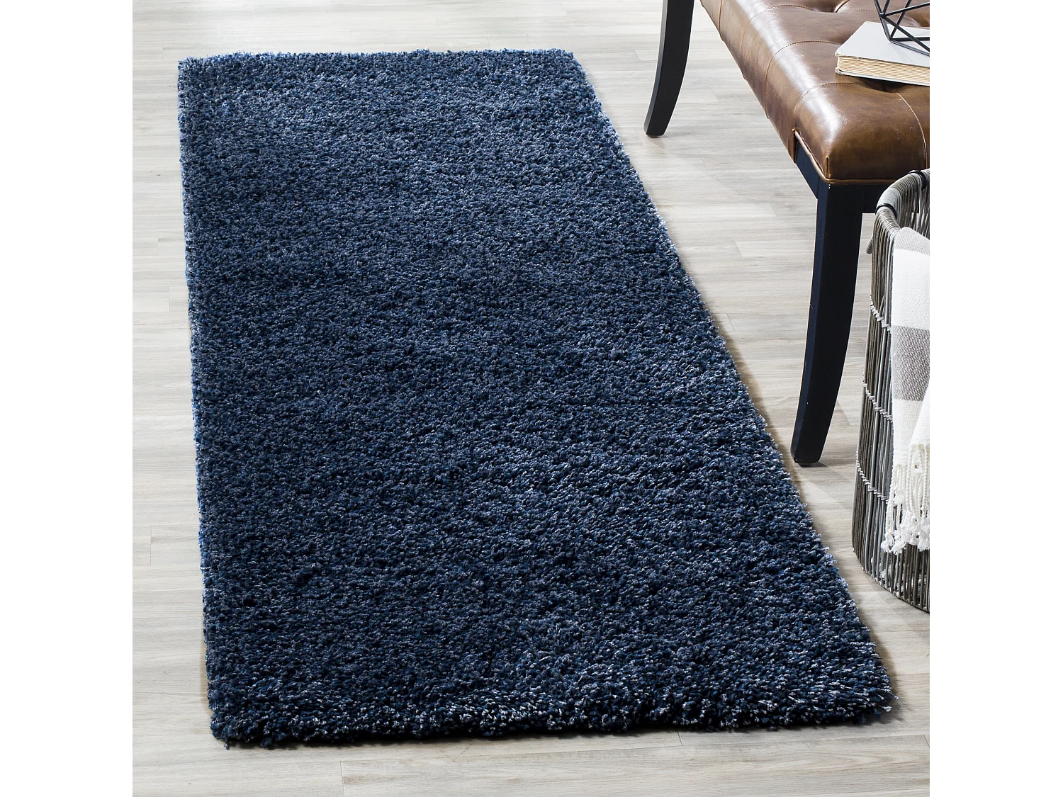 Tapis Bleu Marine 69 X 213 cm - Crosby