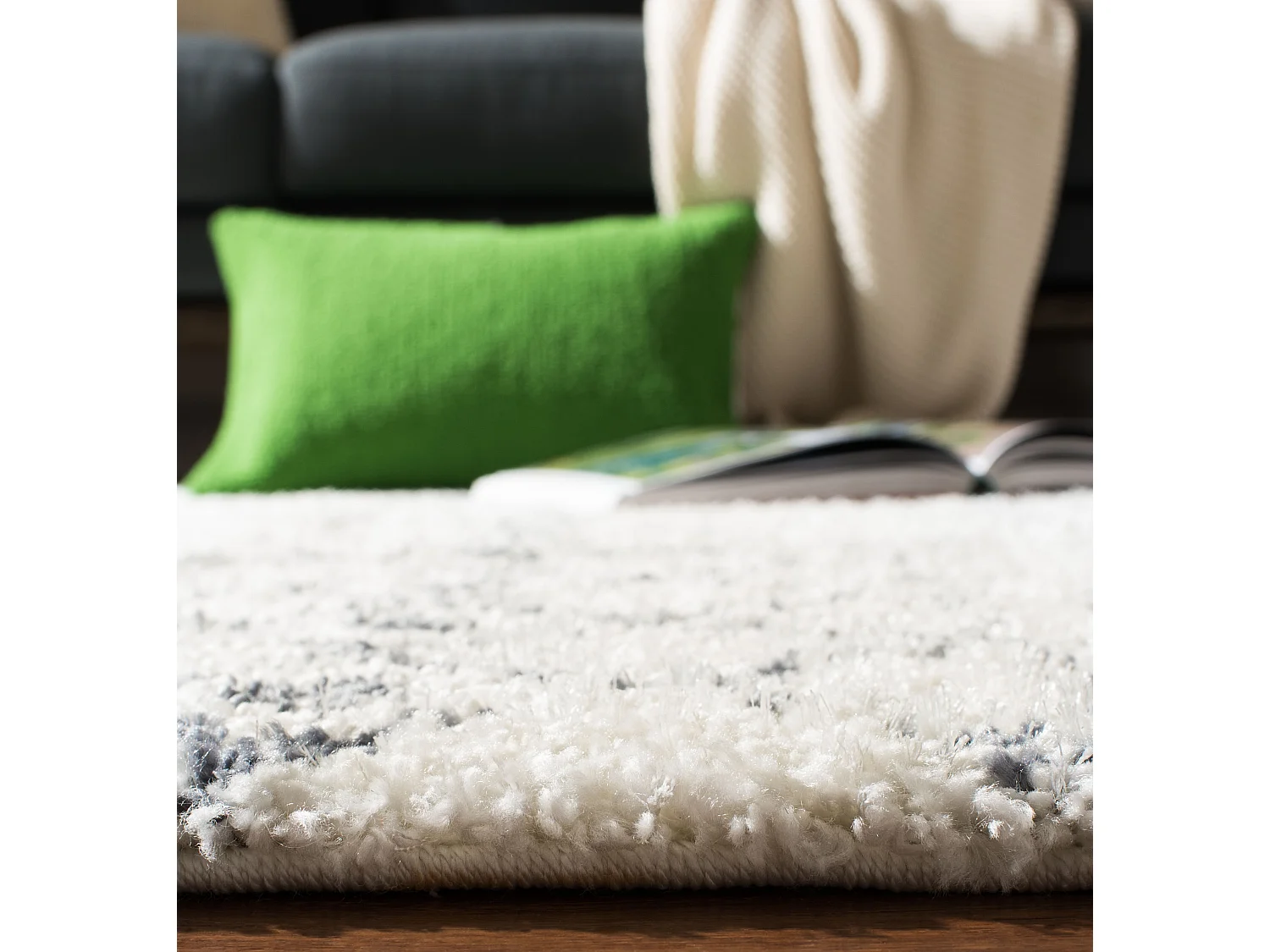 Tapis Gris/Neutre 201 X 201 cm - Aurelia