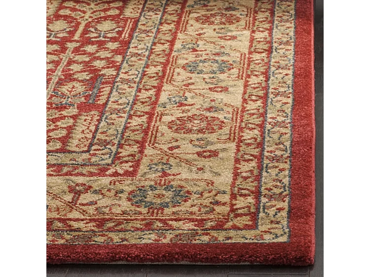Tapis Rouge/Neutre 66 X 244 cm - Marco