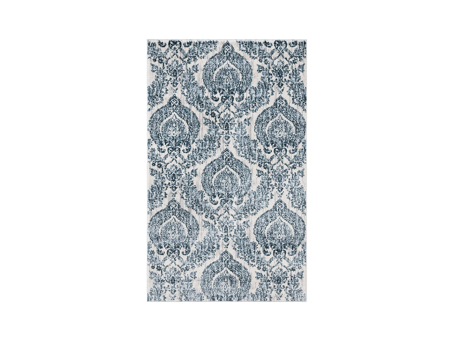 Tapis Bleu Marine/Neutre 91 X 152 cm - Lorelei