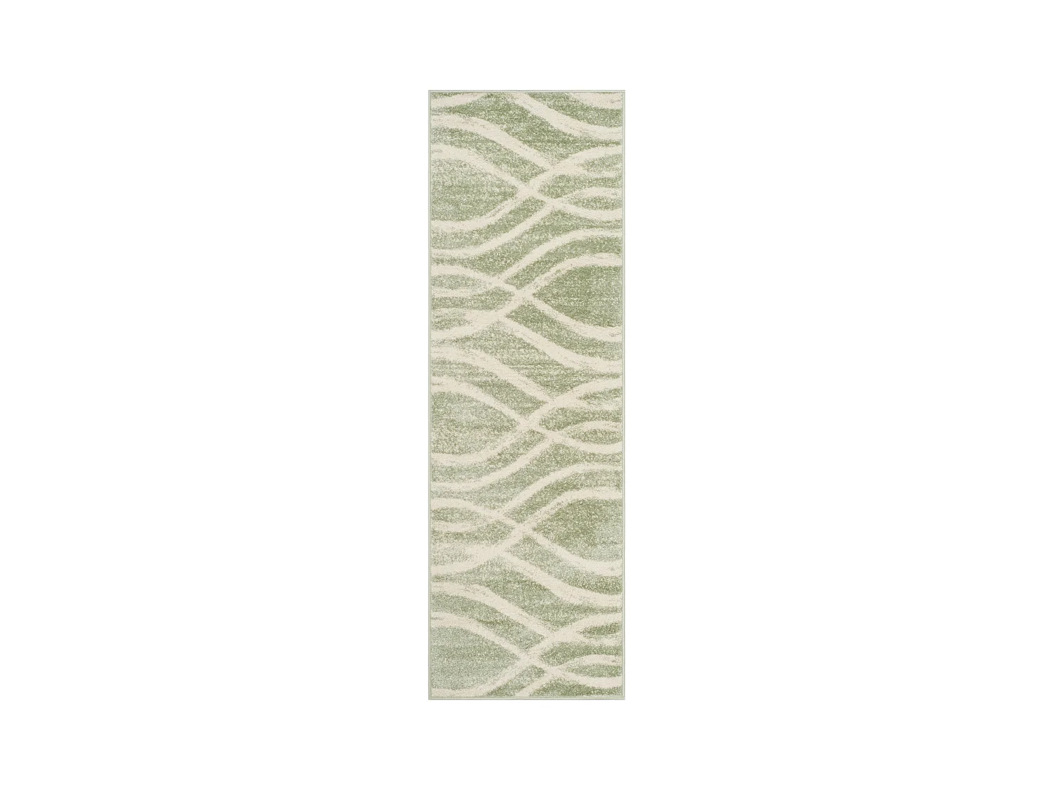 Tapis Sauge/Crème 76 X 183 cm - Leocadia