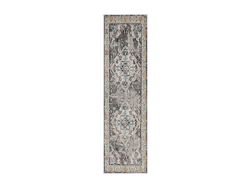 Tapis Gris/Bleu 66 X 183 cm - Milà