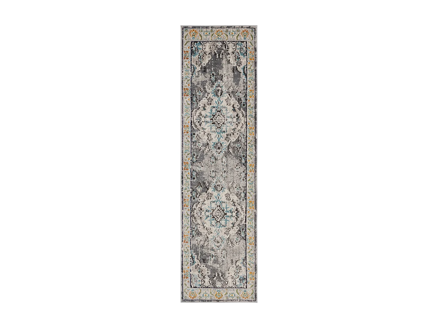 Tapis Gris/Bleu 66 X 183 cm - Milà