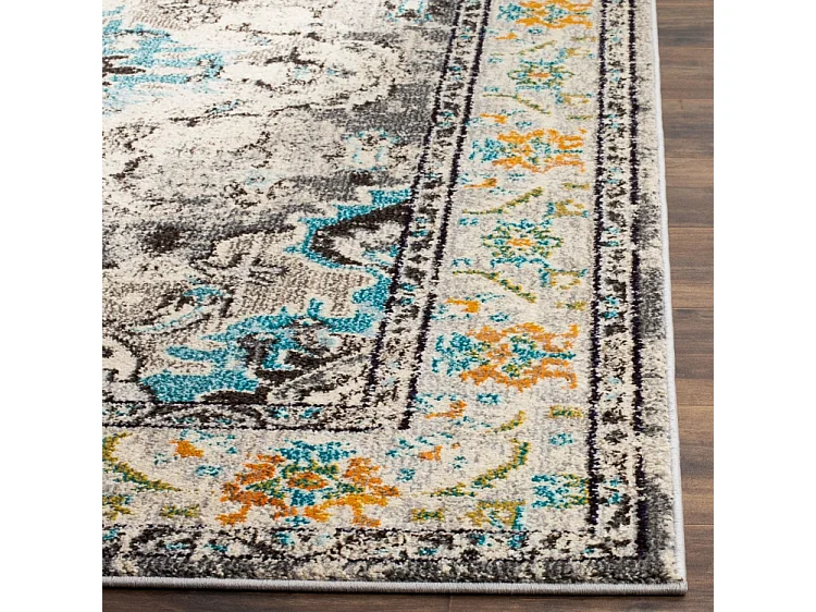 Tapis Gris/Bleu 66 X 183 cm - Milà