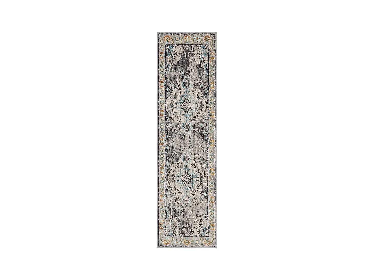 Tapis Gris/Bleu 66 X 183 cm - Milà