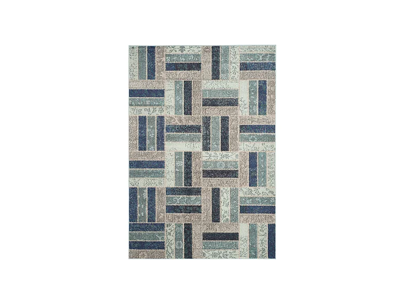 Tapis Gris/Bleu 155 X 231 cm - Jax