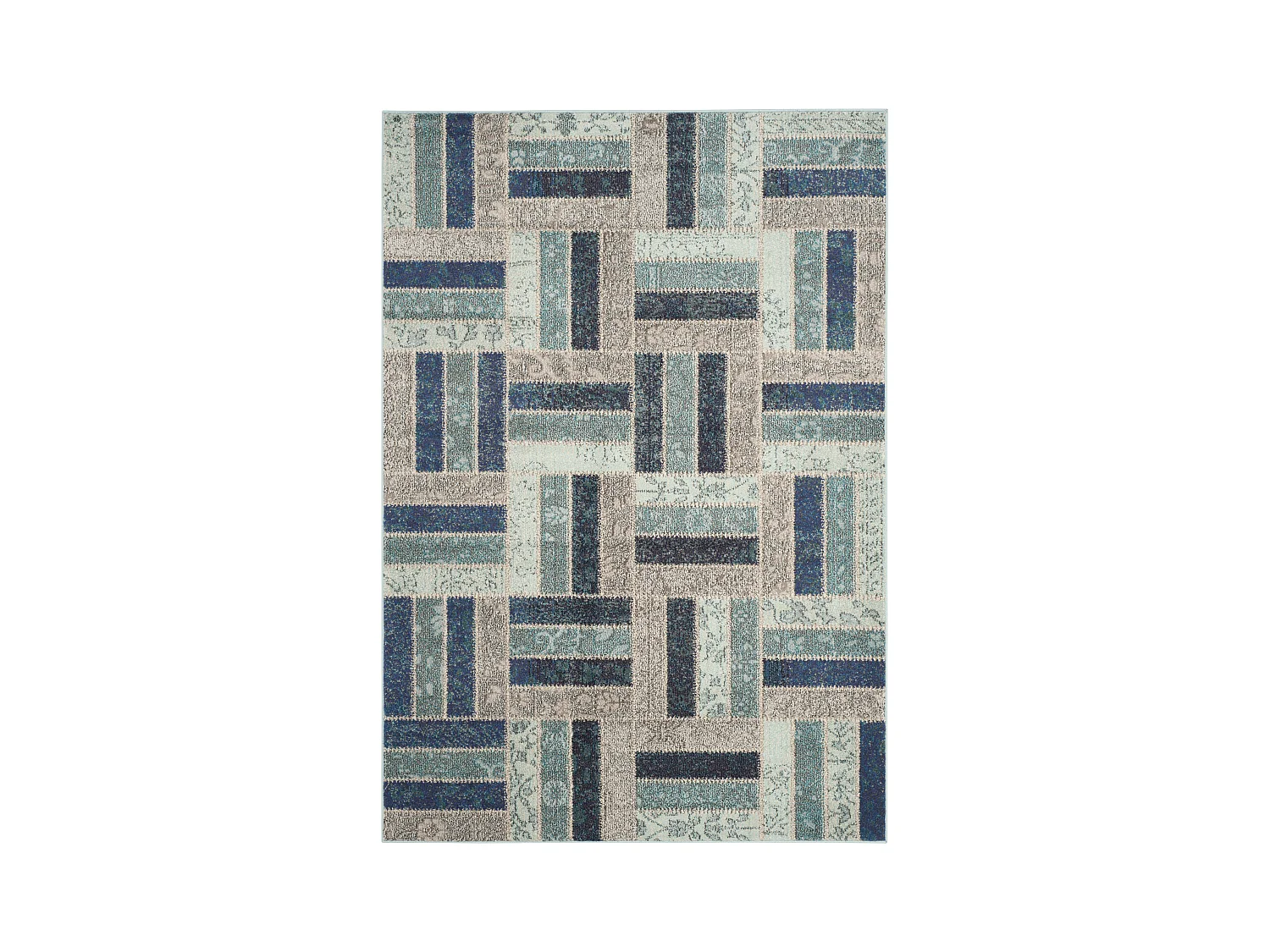 Tapis Gris/Bleu 155 X 231 cm - Jax
