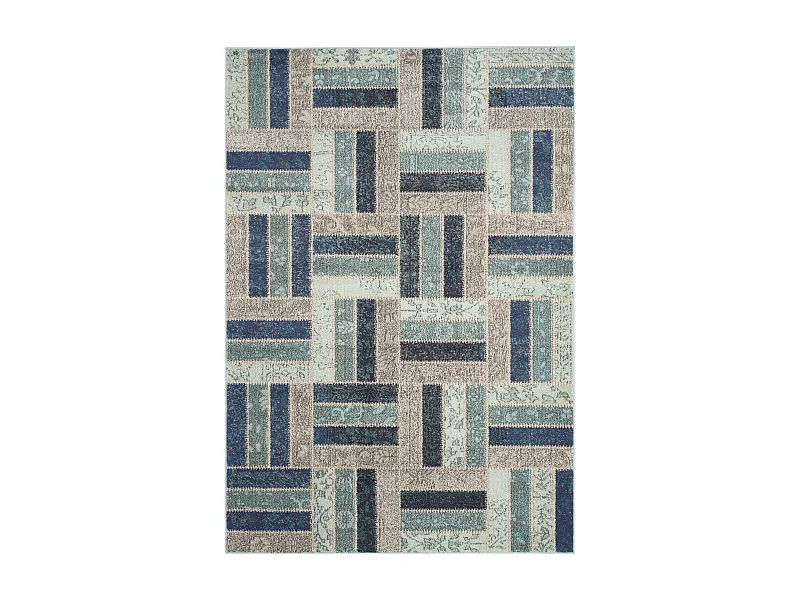 Tapis Gris/Bleu 155 X 231 cm - Jax