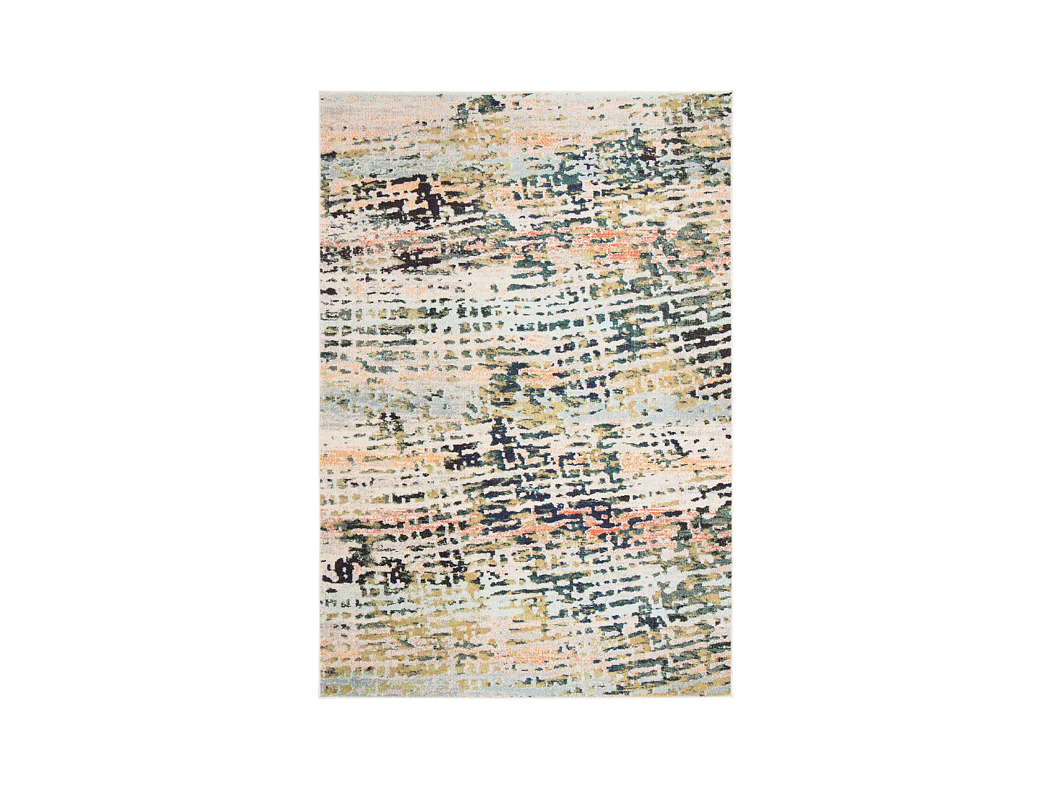Tapis Neutre/Bleu 122 X 183 cm - Rachel