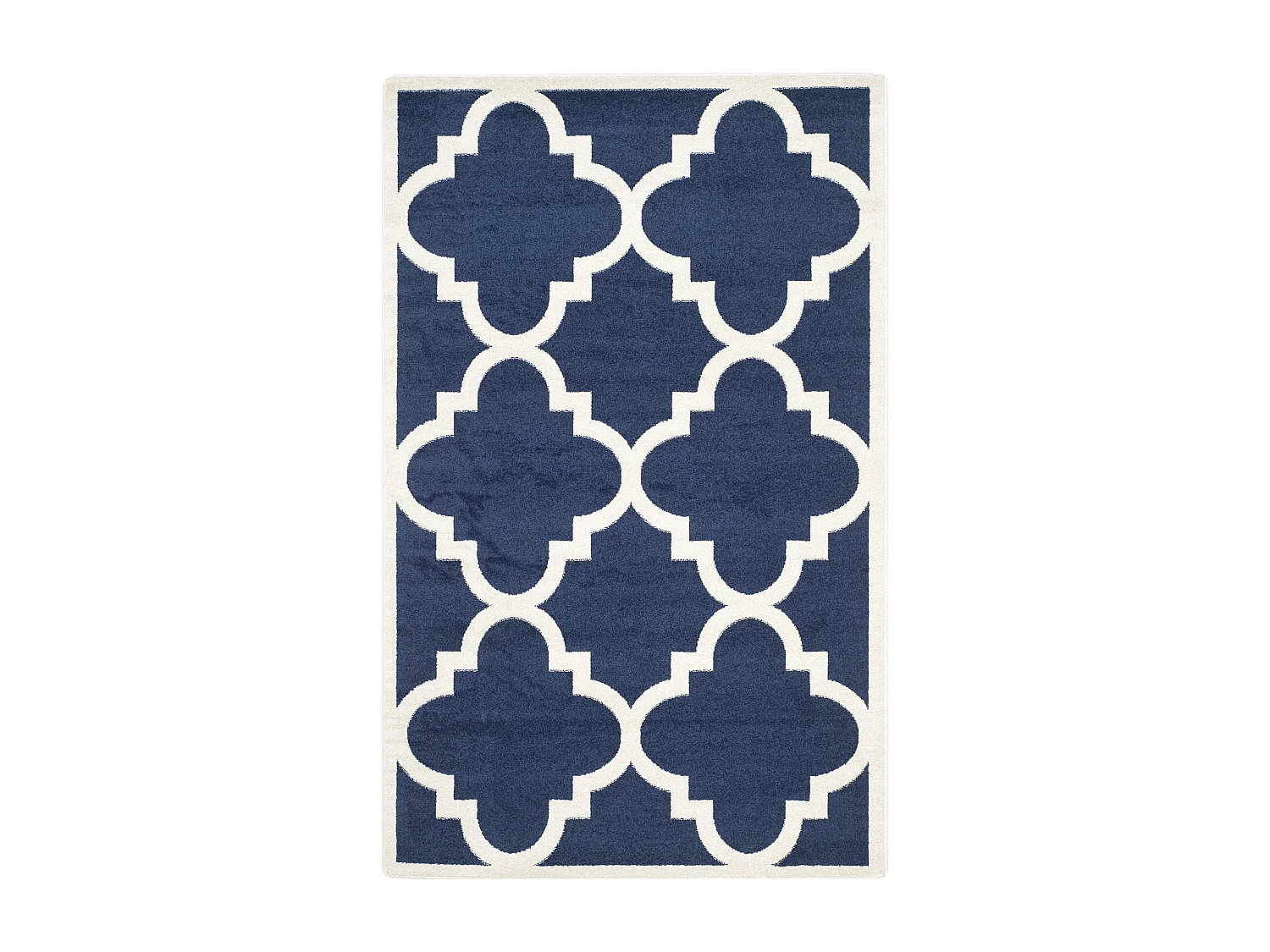 Tapis Bleu Marine/Neutre 152 X 244 cm - Natia
