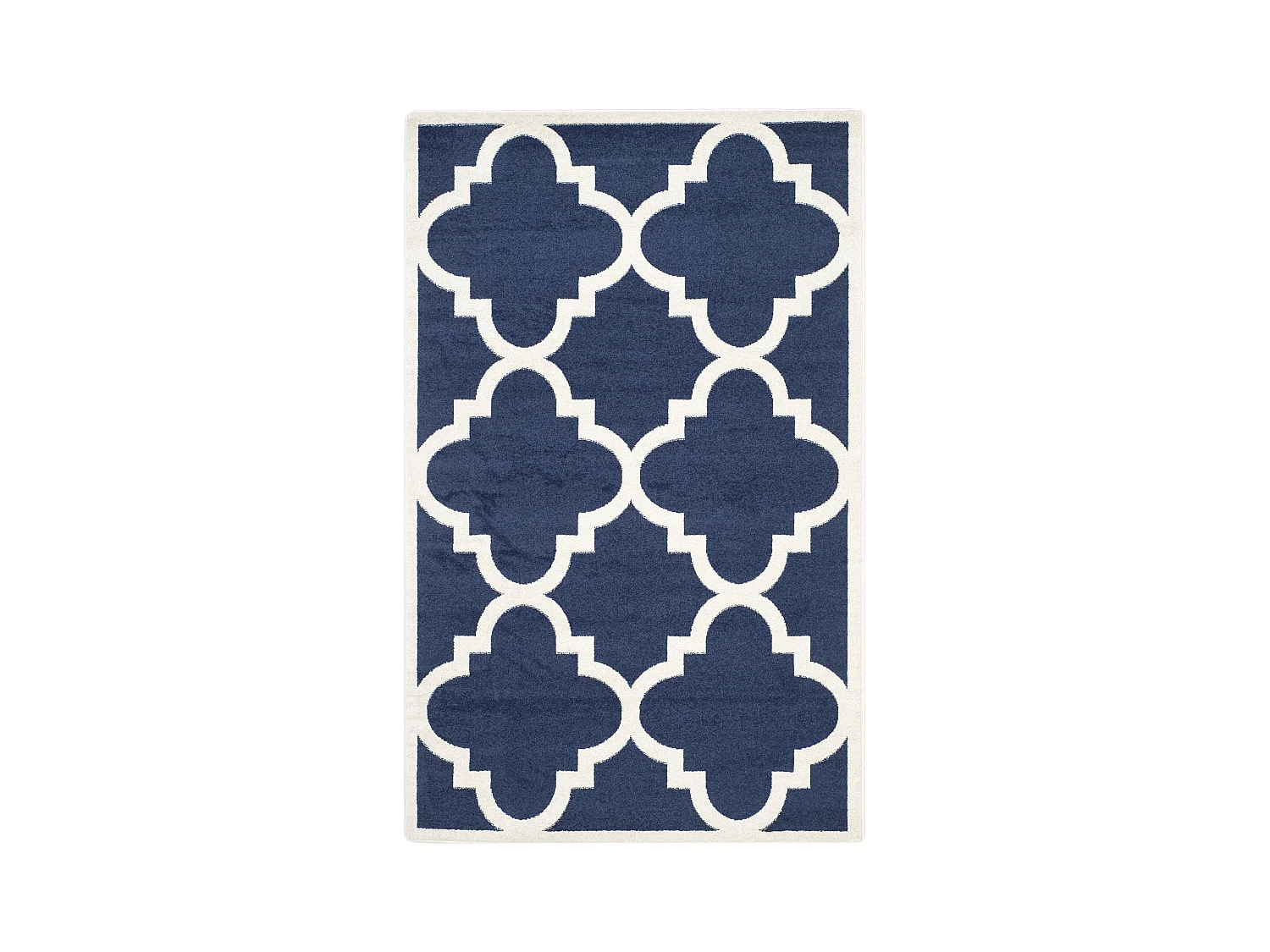 Tapis Bleu Marine/Neutre 152 X 244 cm - Natia