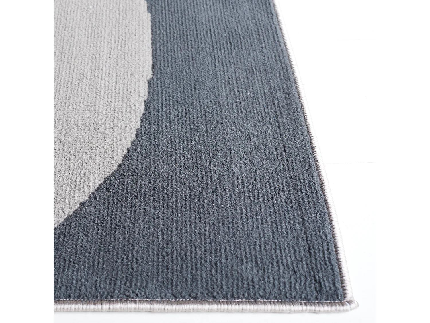 Tapis Gris/Noir Ivoire 91 X 152 cm - Yael