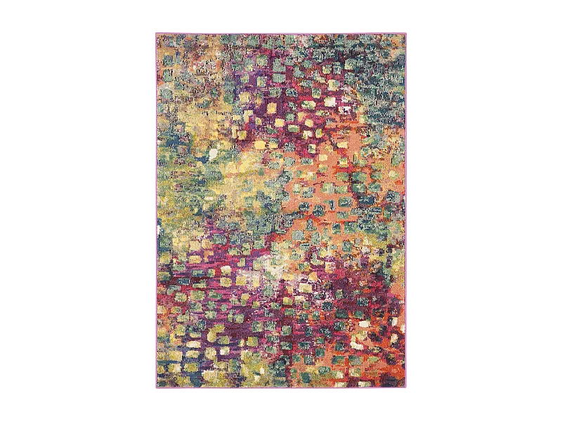 Tapis Rose/Multicolore 122 X 170 cm - Alec