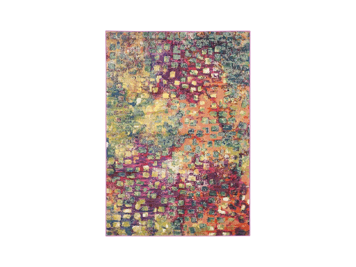 Tapis Rose/Multicolore 122 X 170 cm - Alec