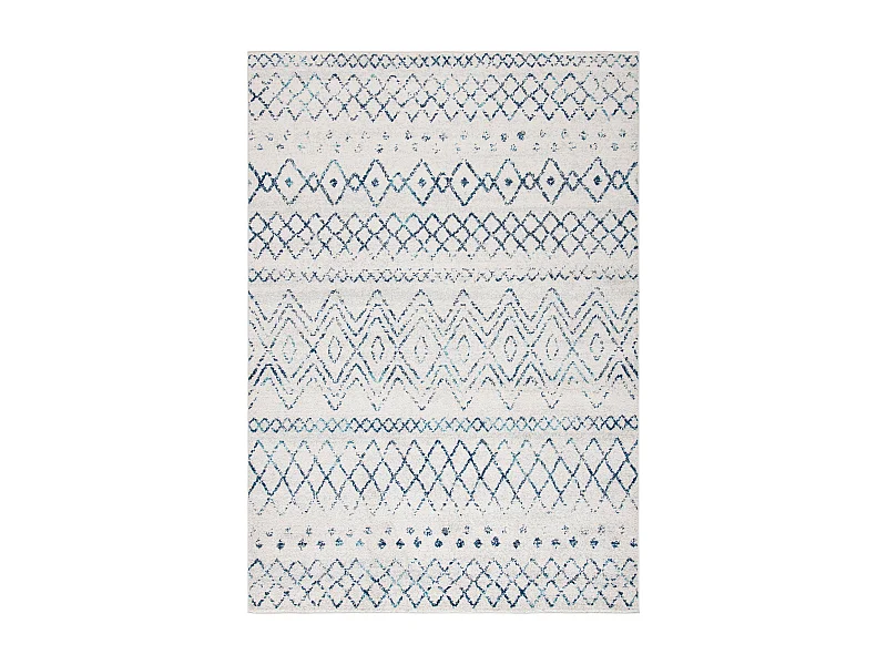 Tapis Neutre/Bleu Marine 91 X 152 cm - Skylar